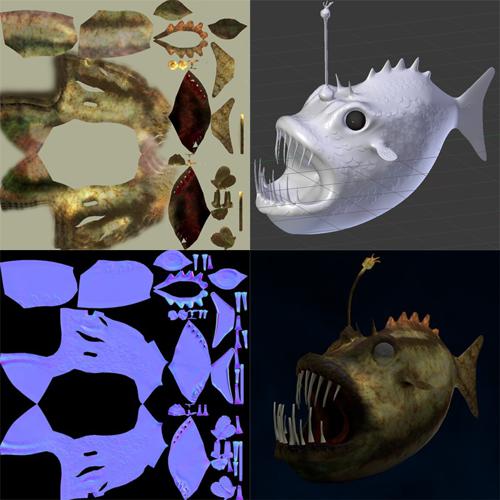 Angler Fish with HR sculpti preview image